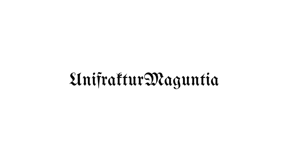 UnifrakturMaguntia