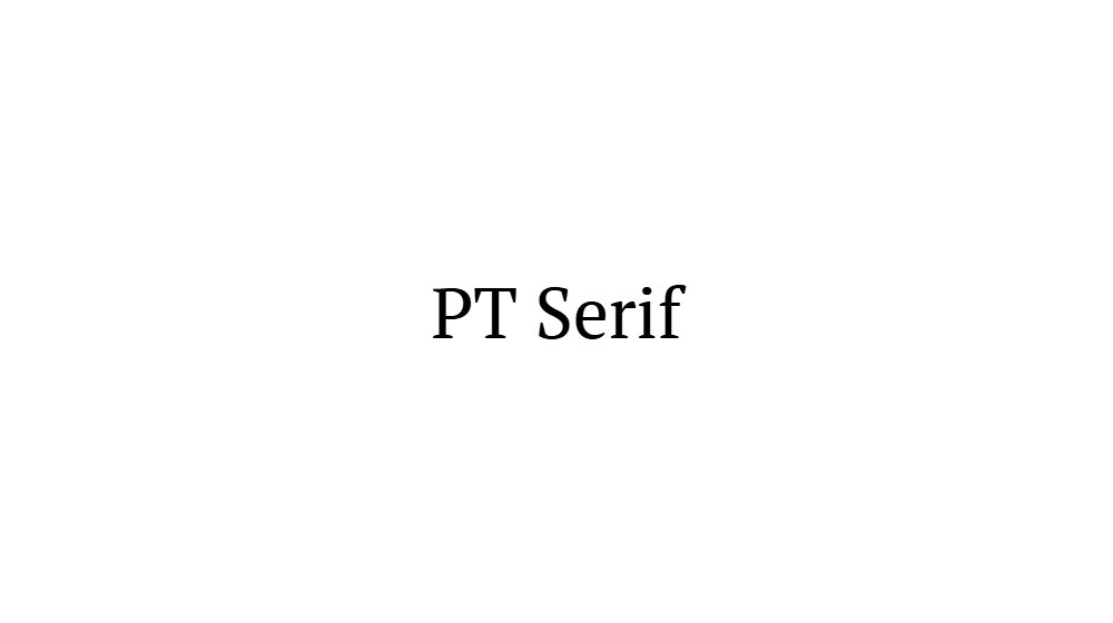 PT Serif