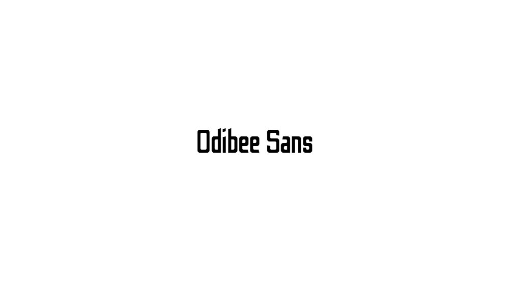 Odibee Sans