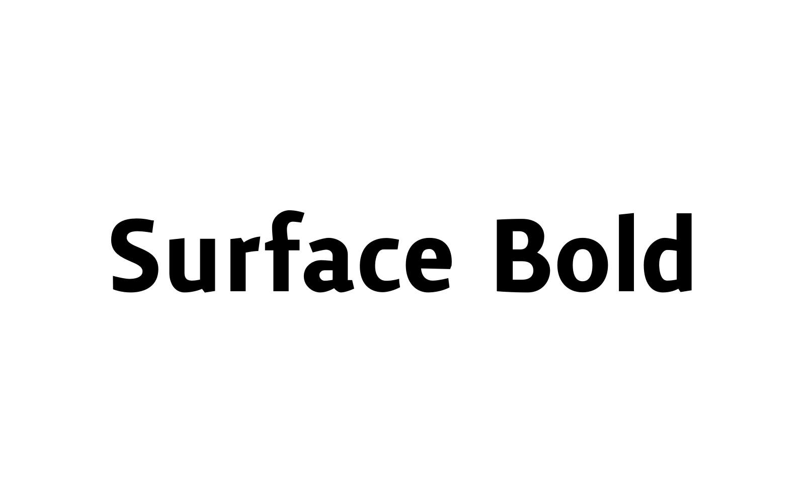 Surface Bold