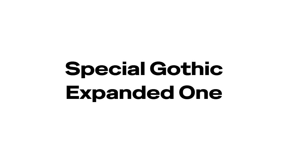 Special Gothic Expanded One