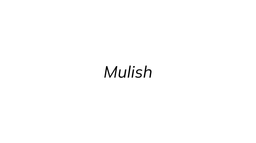 Mulish