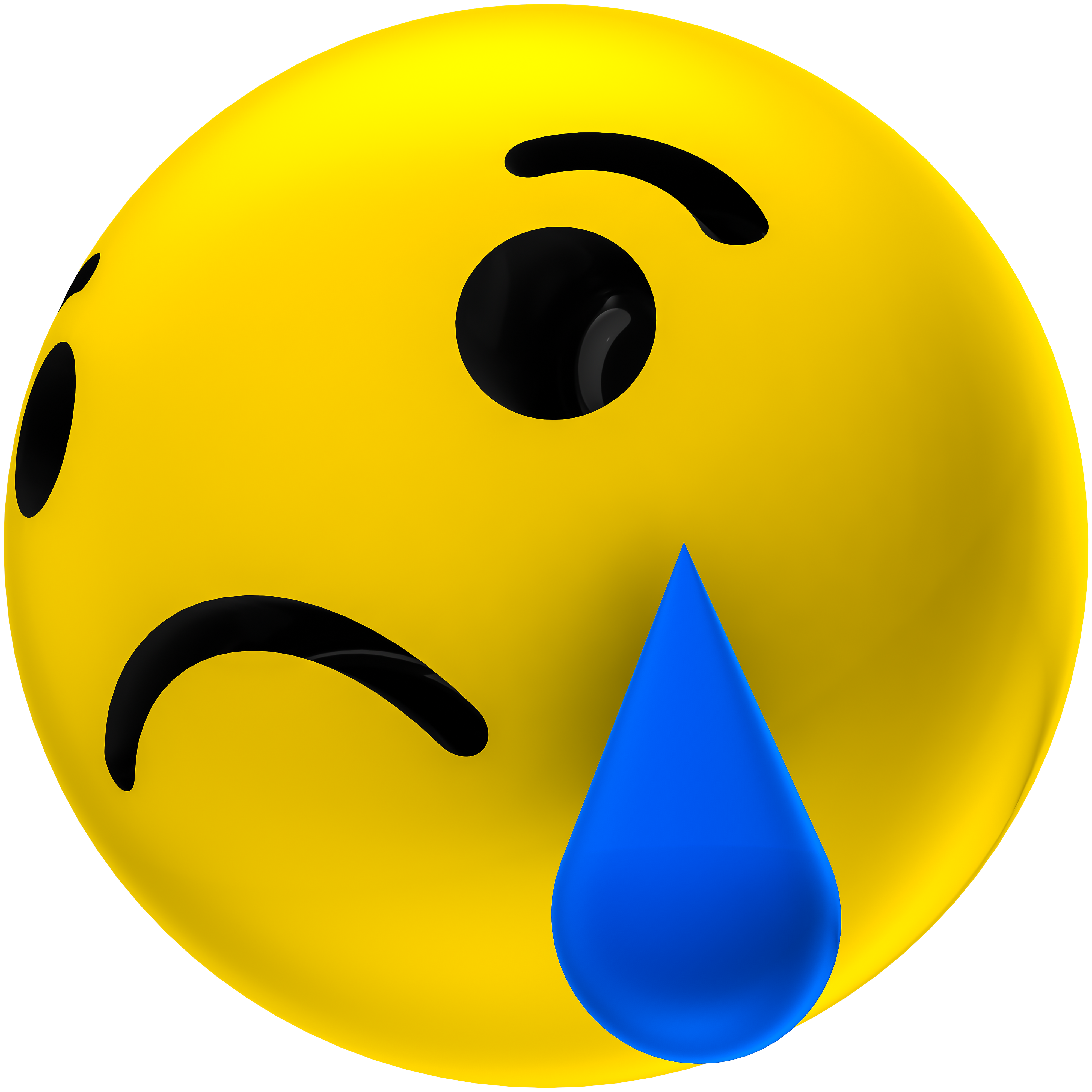 3D Sad 05 Reaction Icon