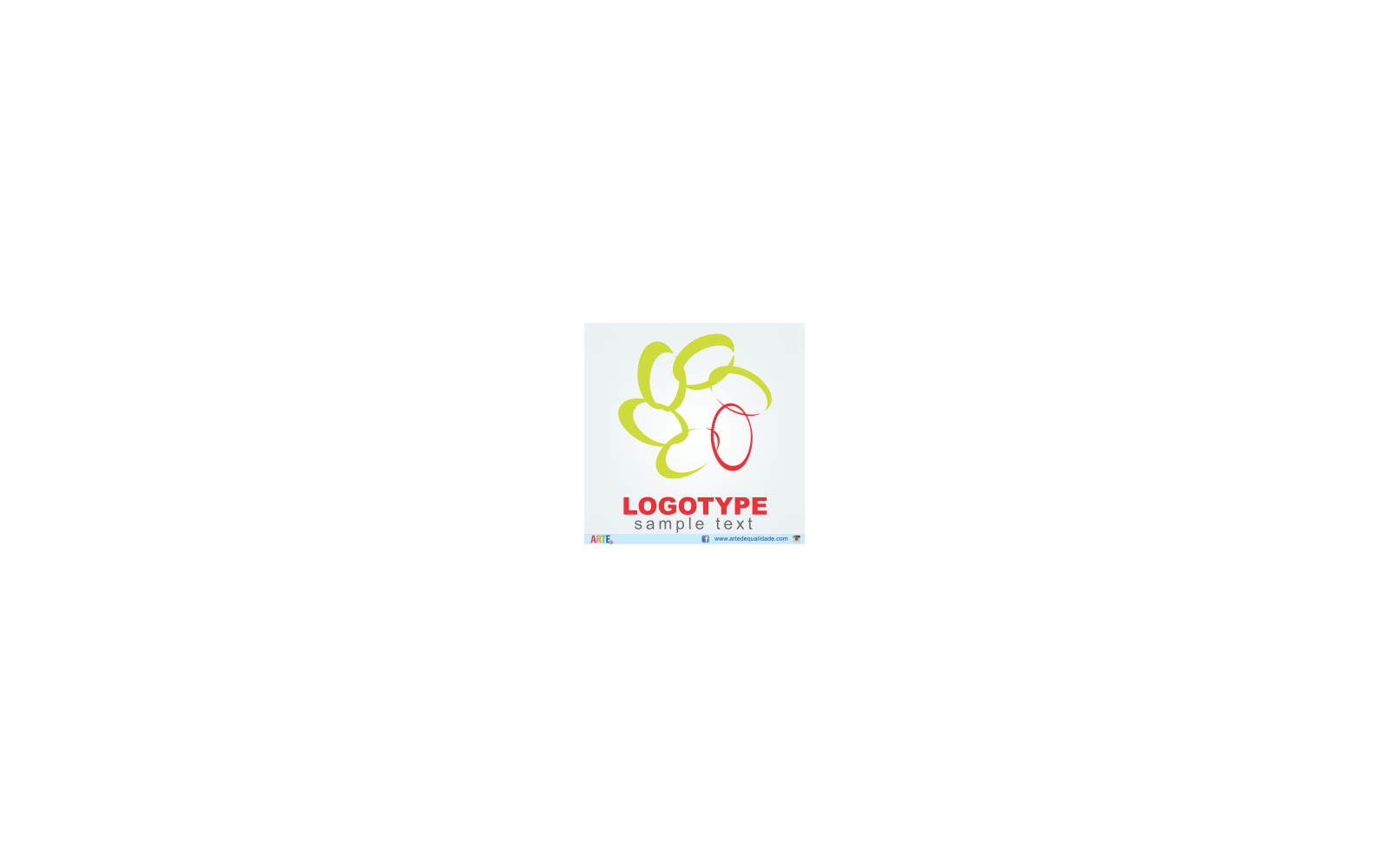 Green Yellow Abstract Swoosh Logo