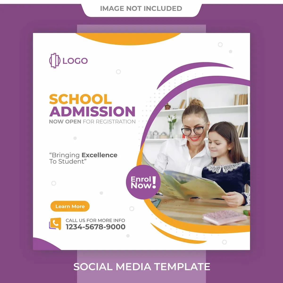 Editable School Infographic