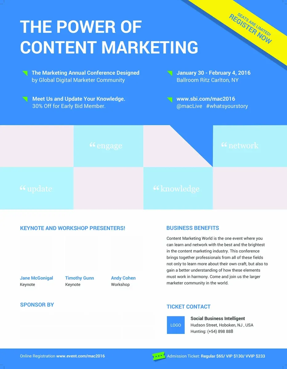 Business Event Poster & Flyer