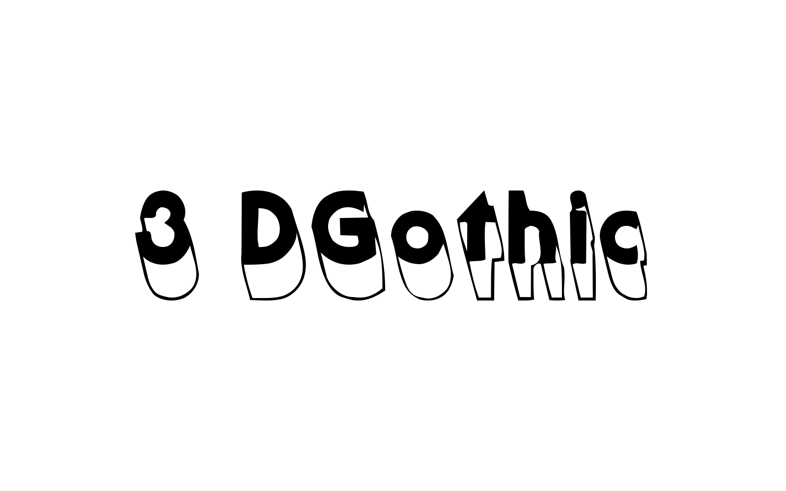3-DGothic