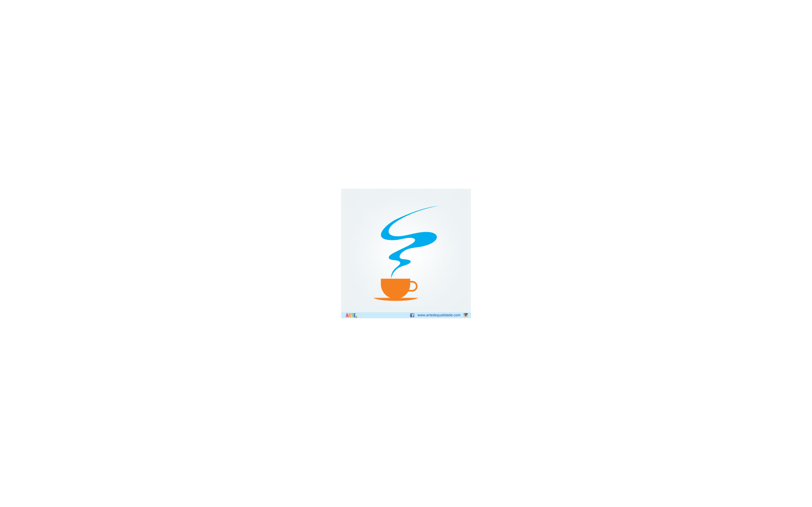 Orange Coffee Cup Steam Logo