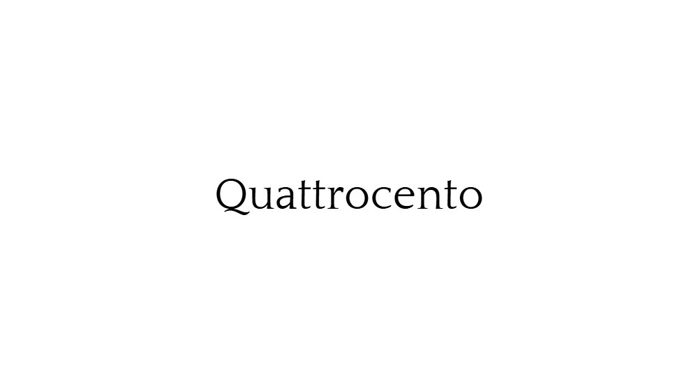 Quattrocento