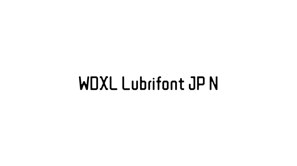 WDXL Lubrifont JP N