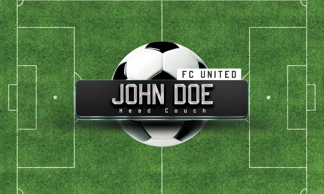 Business Card Soccer Coach (Back)