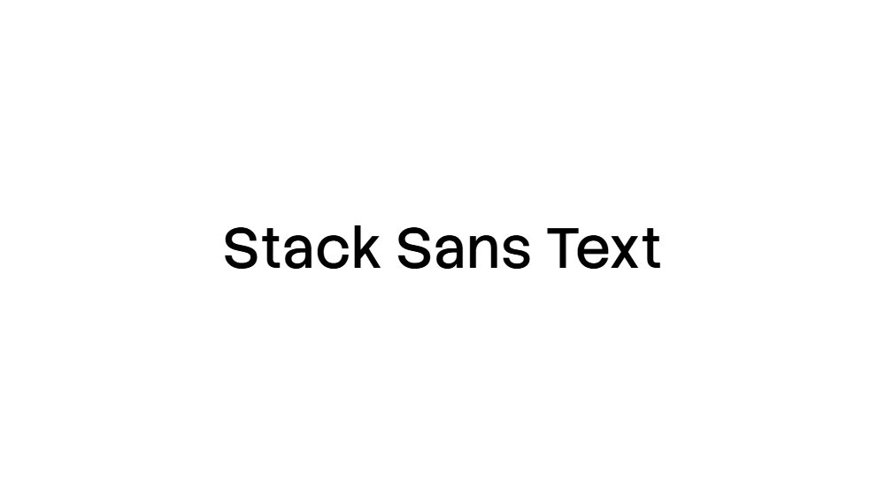 Stack Sans Text