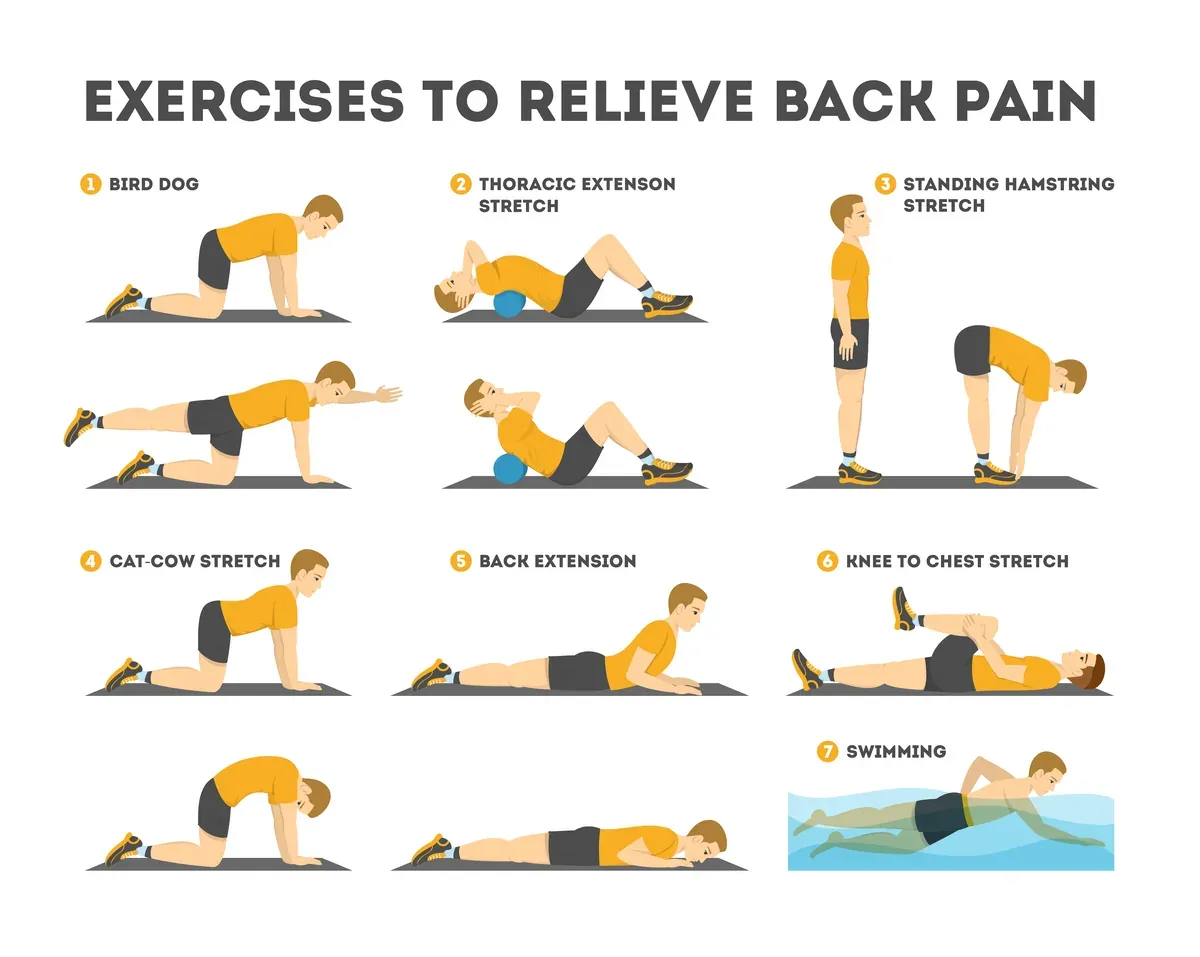 Exercise Relieve Infographic
