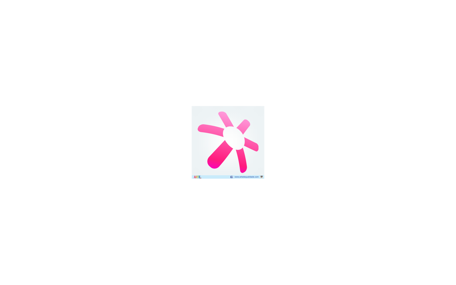 Pink Starburst Flower Logo
