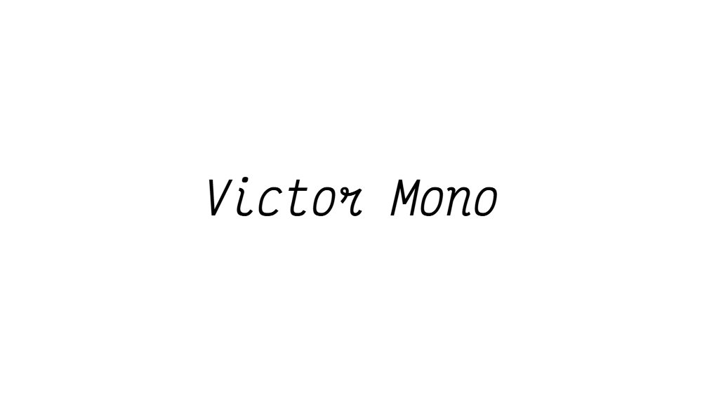Victor Mono