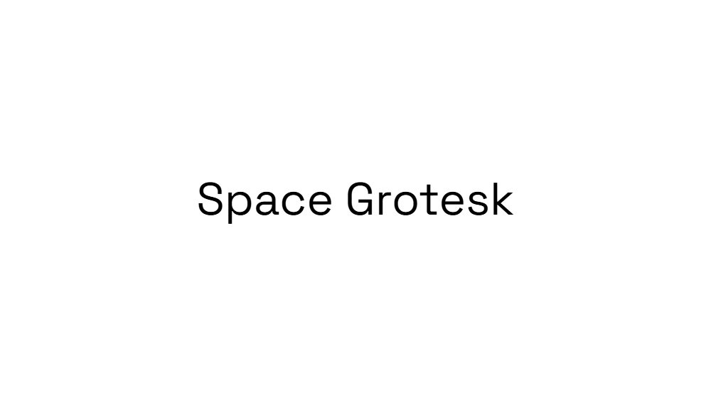 Space Grotesk