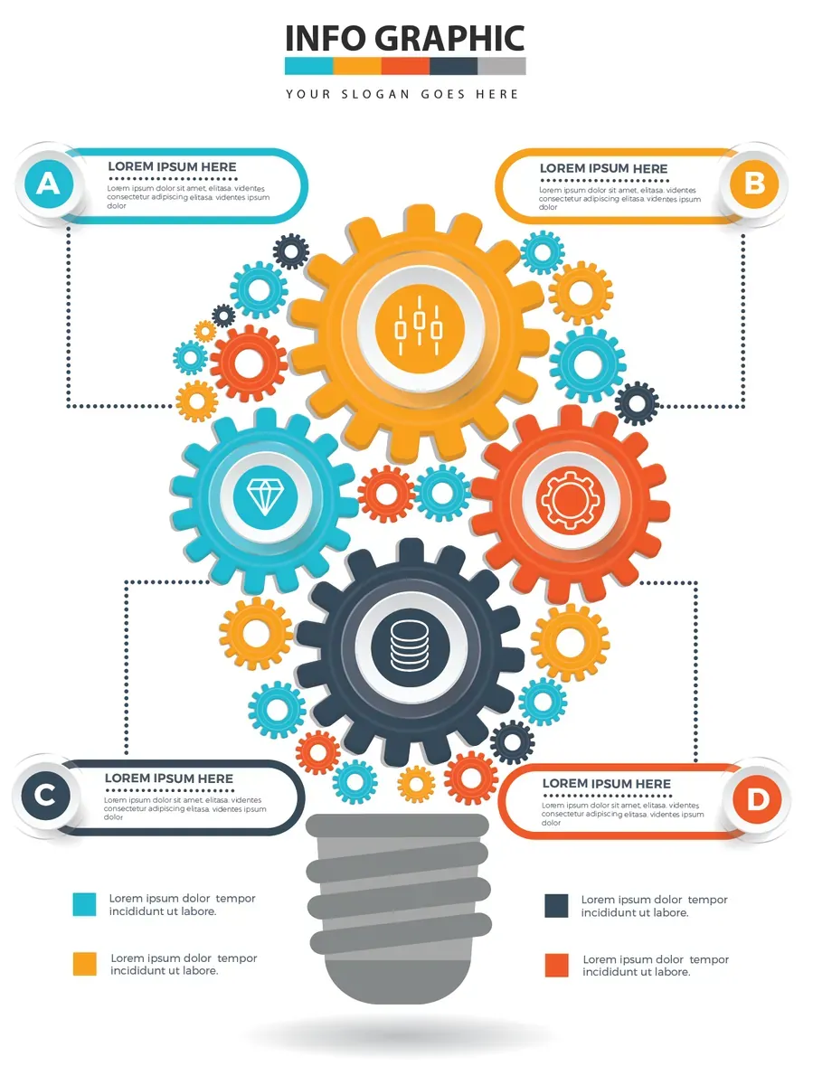 Light Blue Infographic