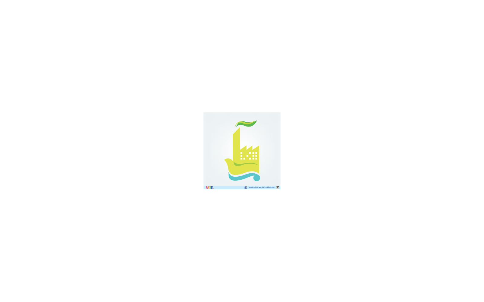 Yellow Factory Building Logo