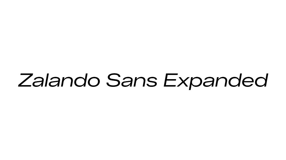 Zalando Sans Expanded
