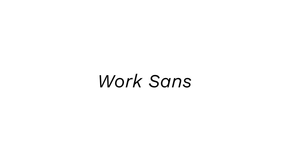 Work Sans