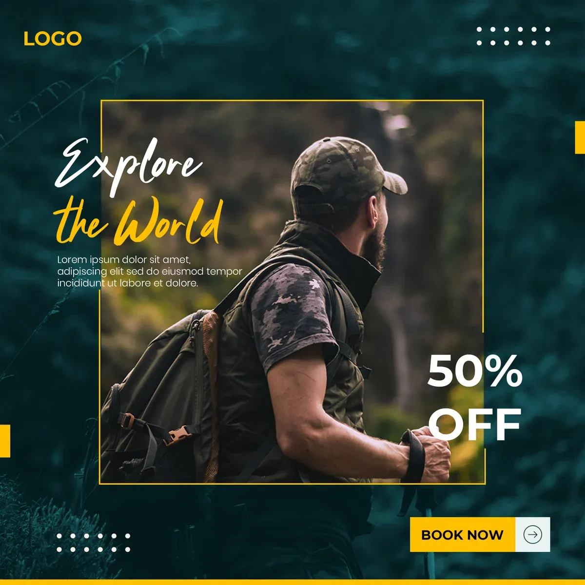Traveling Social Media Banner Template