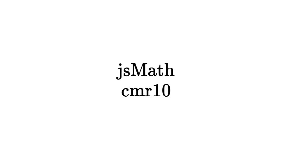 jsMath cmr10
