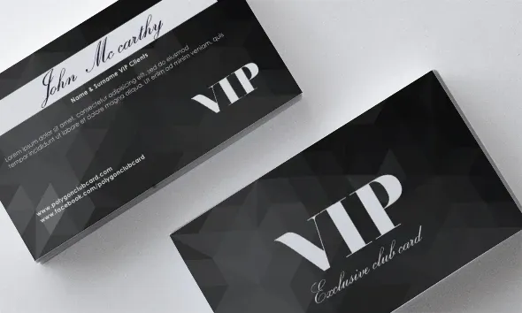 Polygon Exclusive VIP Card (black (Back))