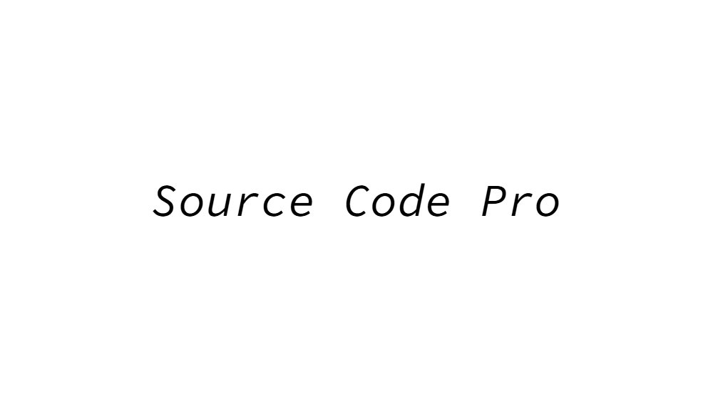 Source Code Pro
