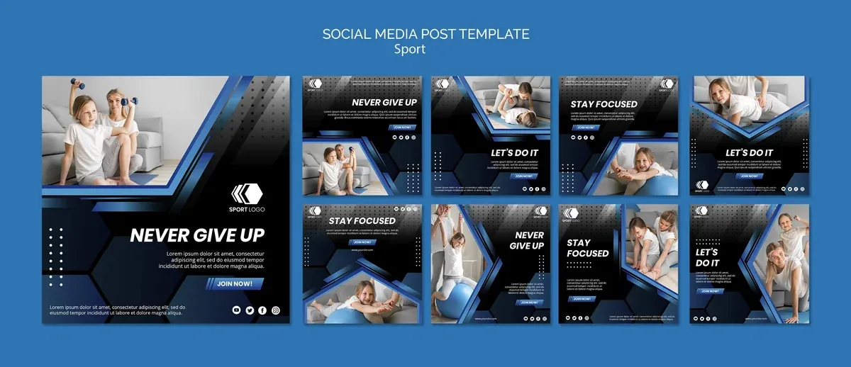 Sports Social Media Post Template