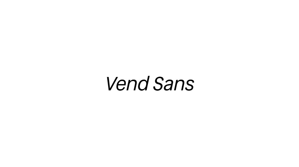 Vend Sans