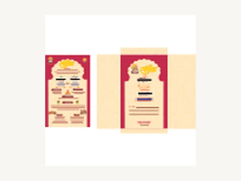 Royal Indian Wedding Card Template D31