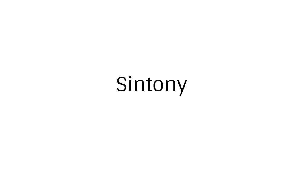 Sintony