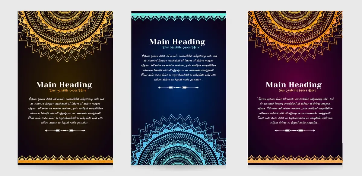 Premium Luxury Invitation Cards With Dark Background