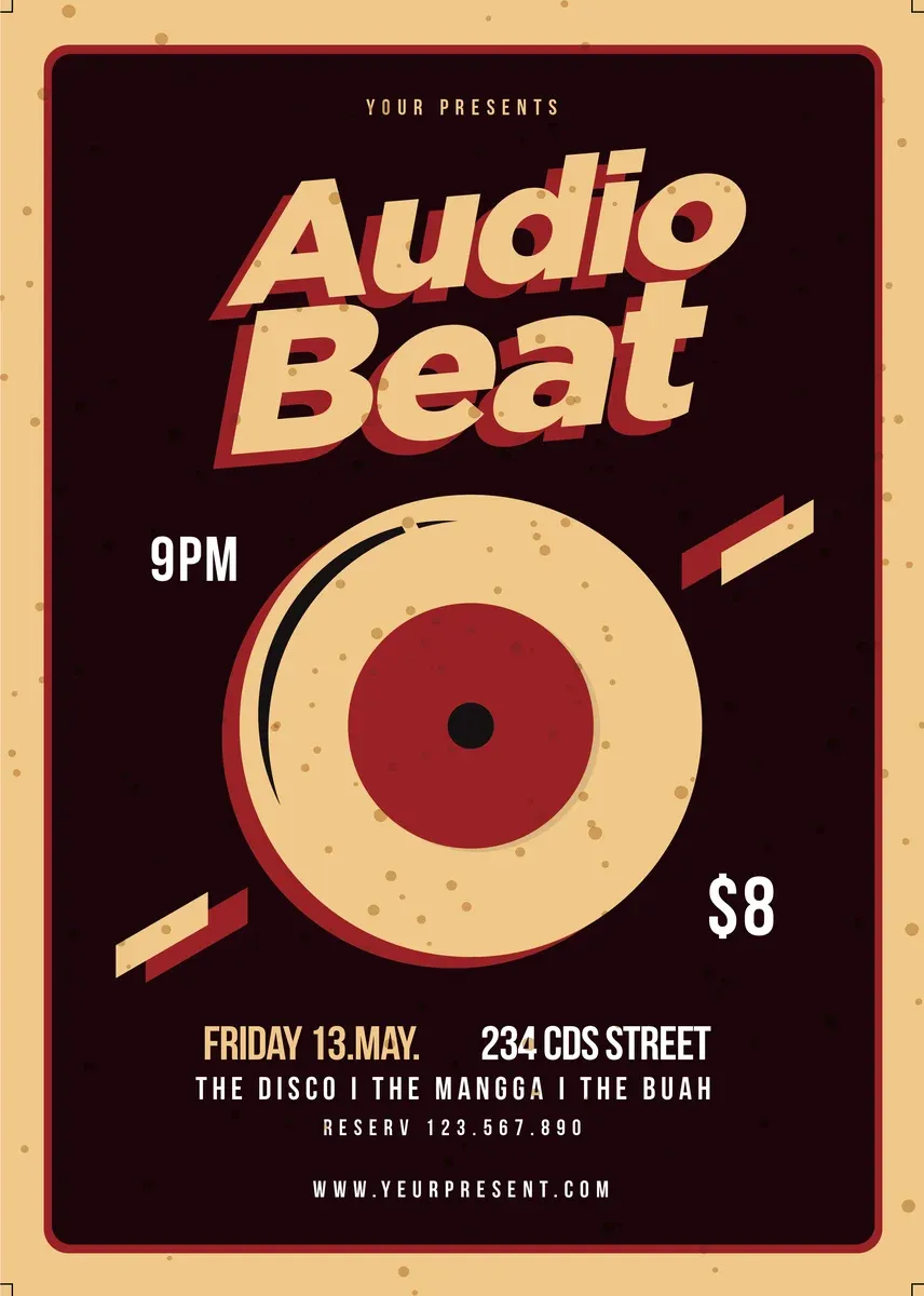 Audio Beat Flyer