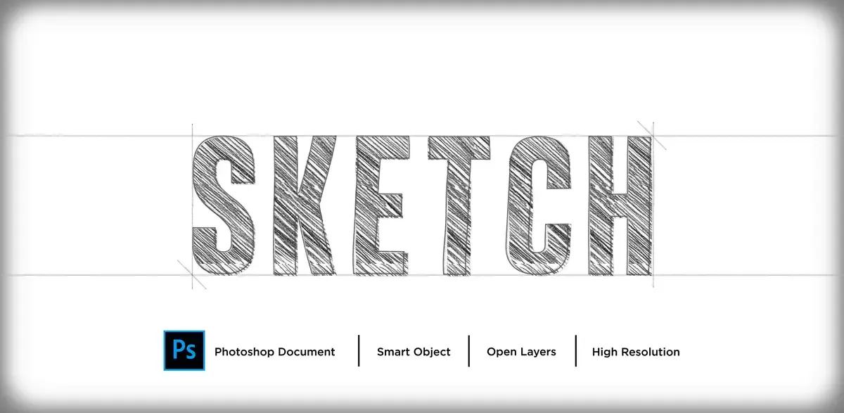 Pencil Sketch Text Effect Design