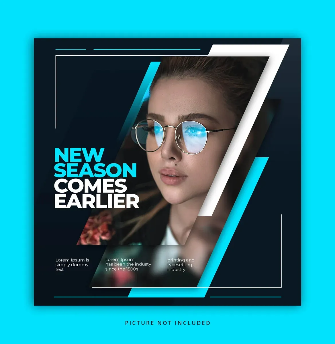 De Midia Social Do Instagram Futuristic Dynamic Feed Social Media Banner Template