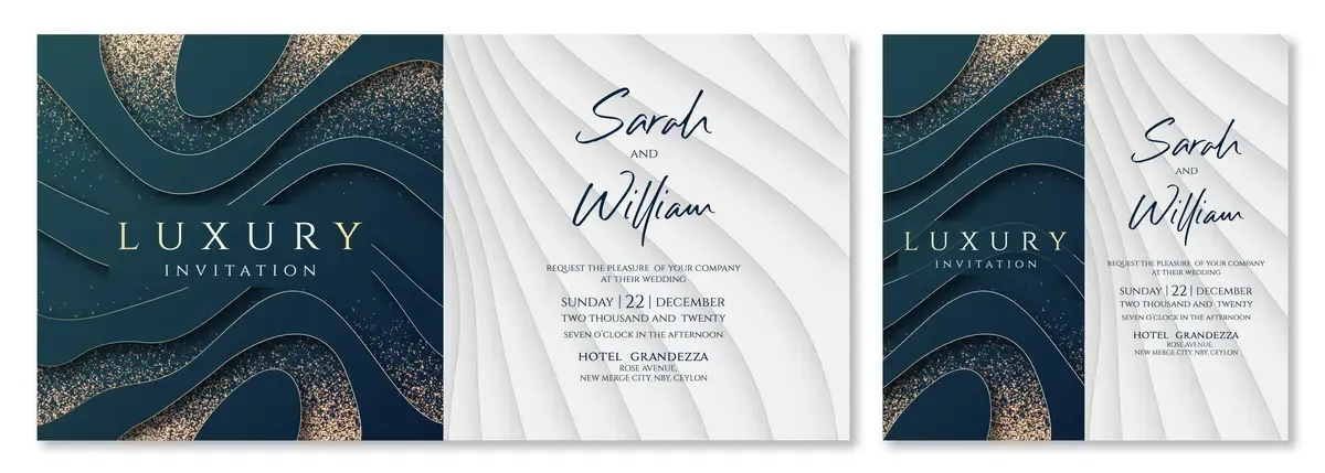 Luxury Weding Invitation