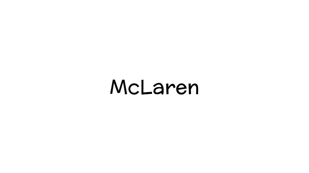 McLaren