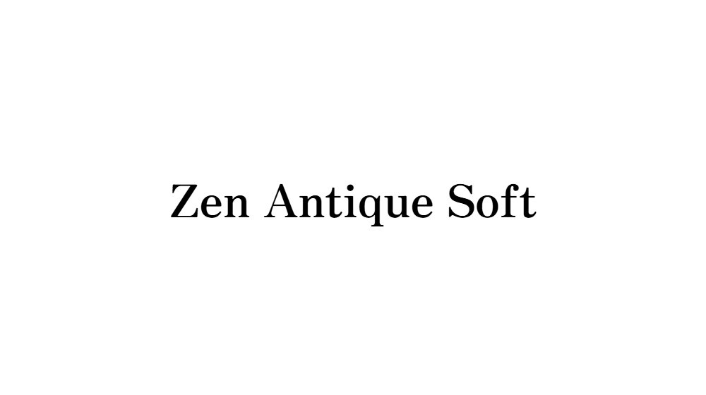 Zen Antique Soft