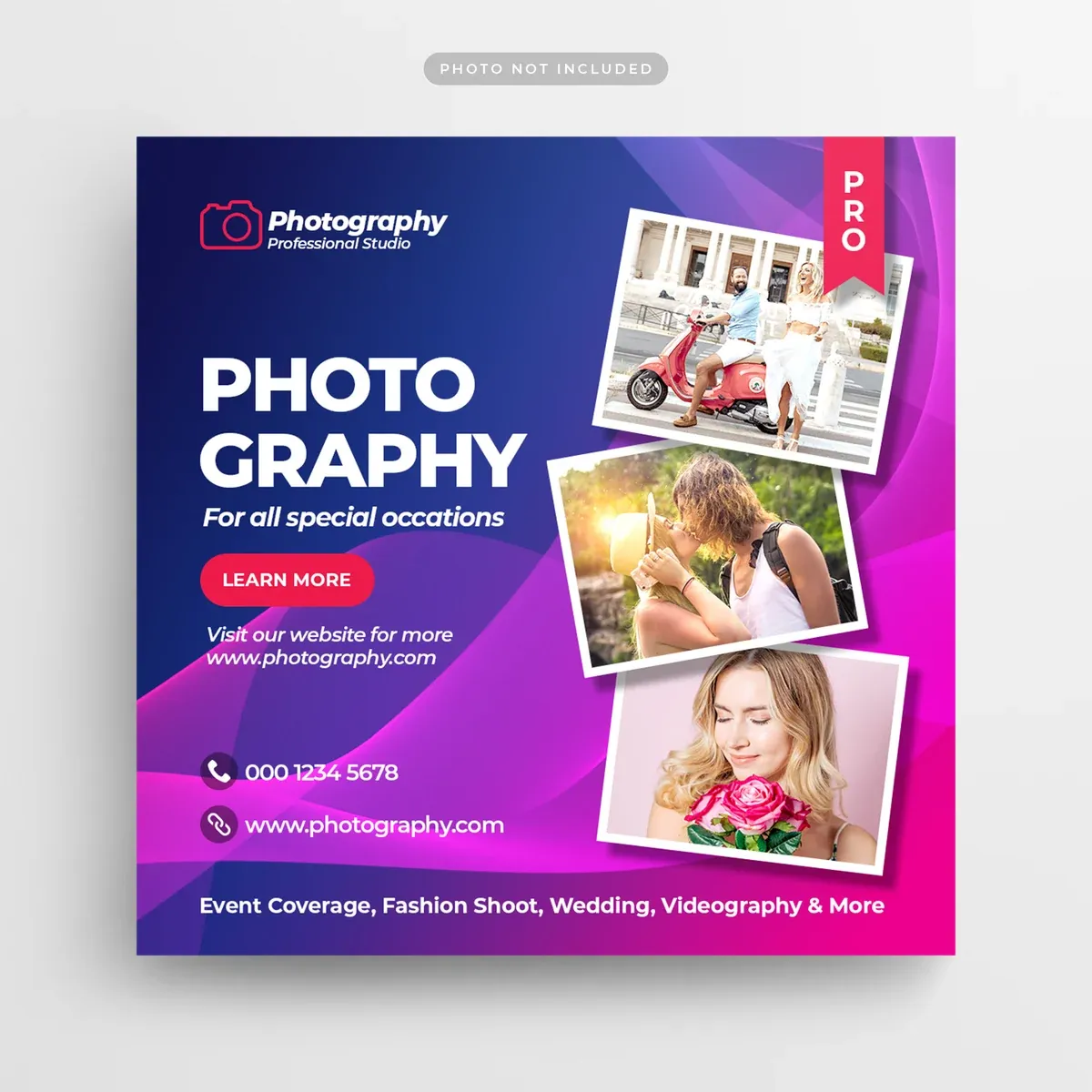 Photography Social Media Banner Template