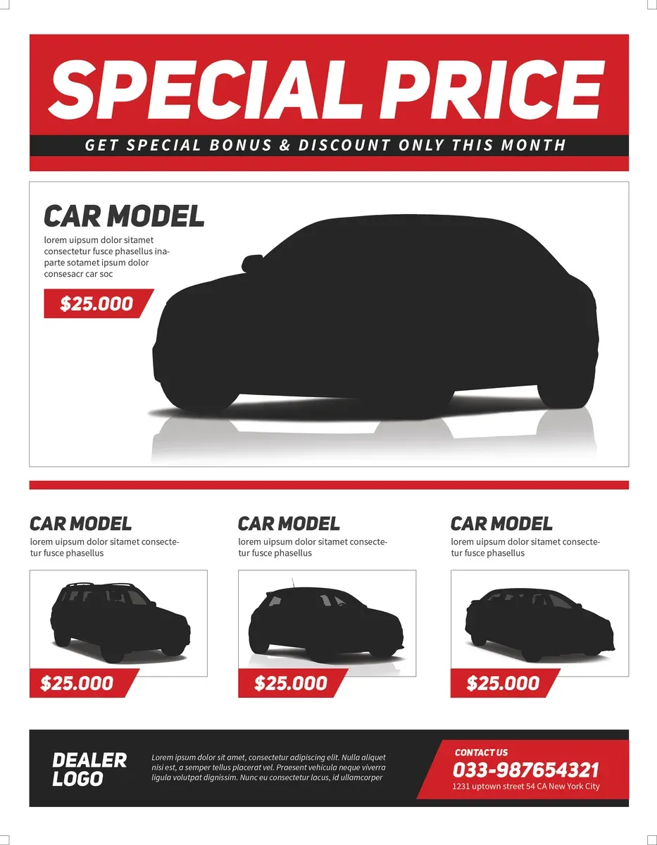 Automotive Sale Flyer