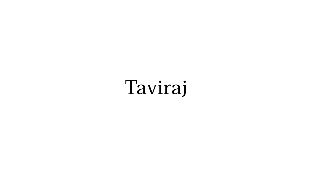 Taviraj