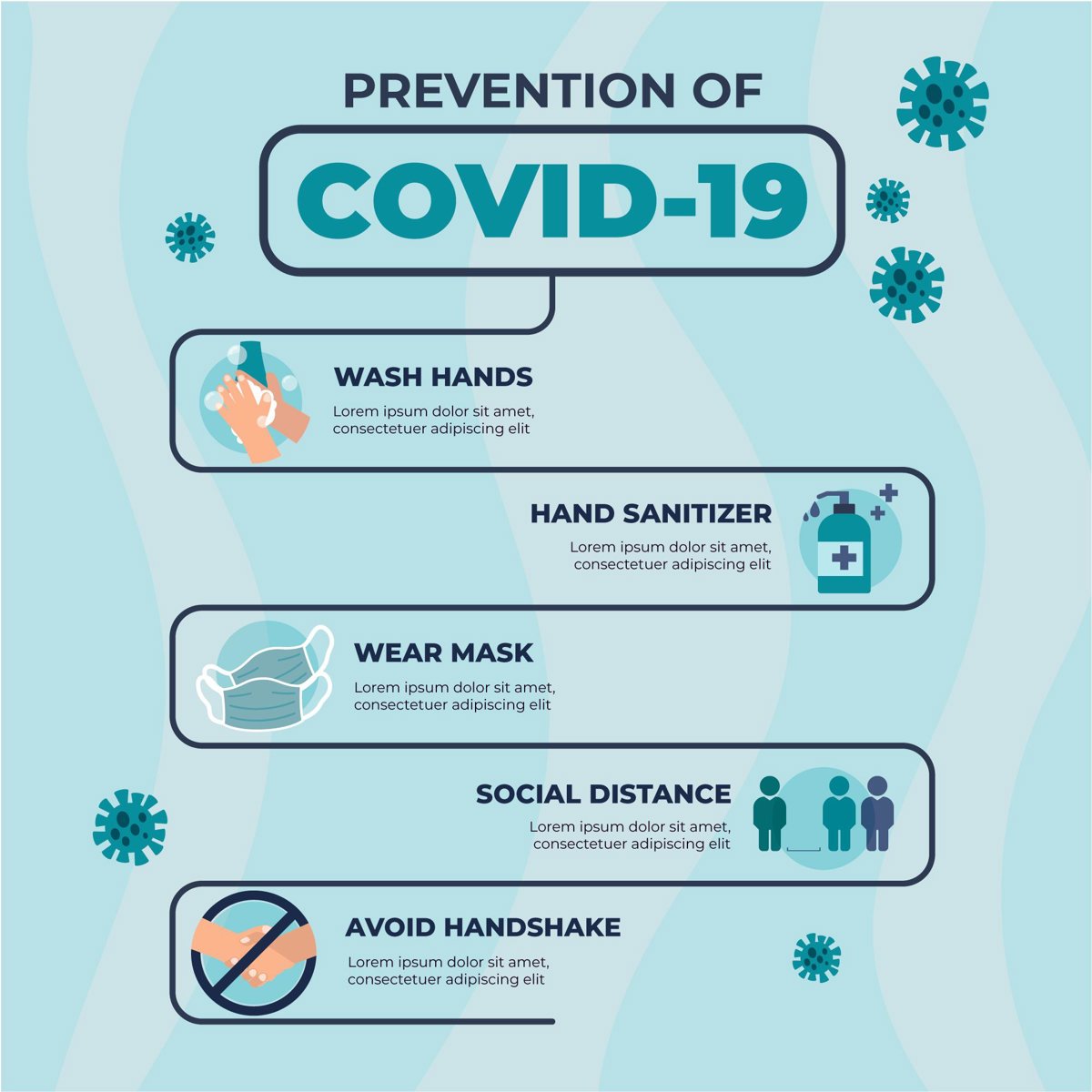 Prevention Staying Infographic