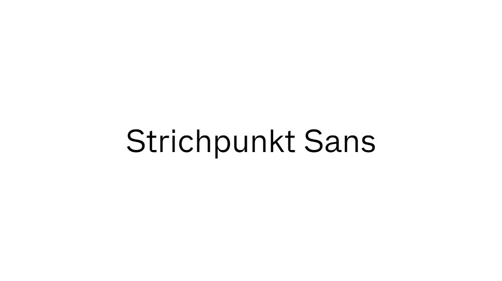 Strichpunkt Sans