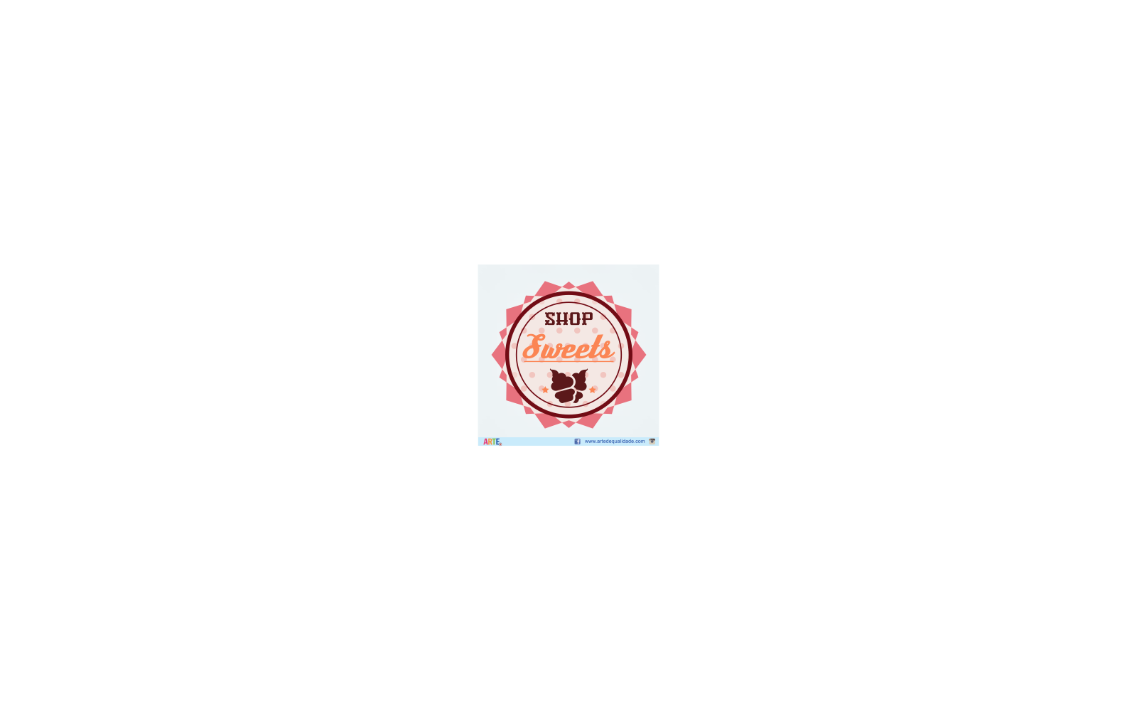 Shop Sweets Vintage Badge Logo