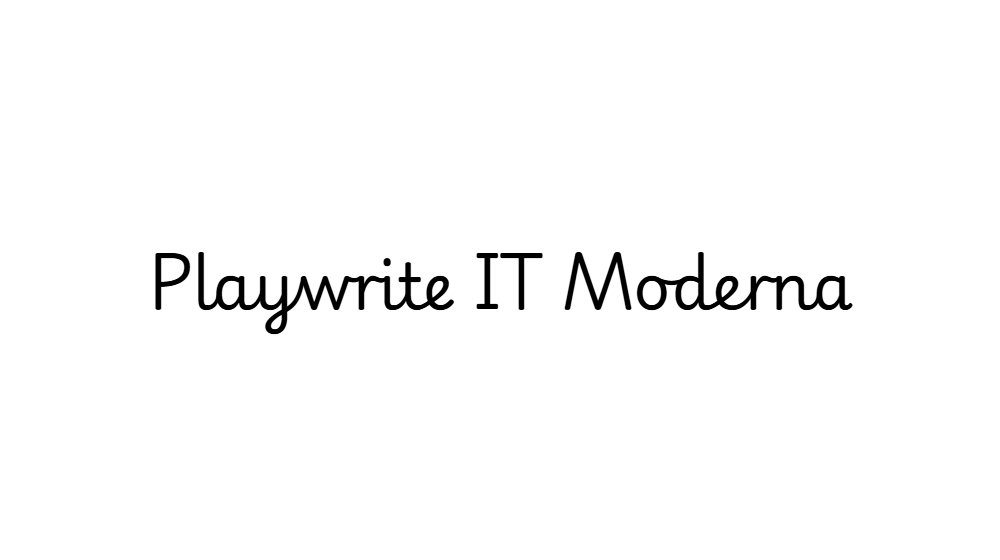 Playwrite IT Moderna