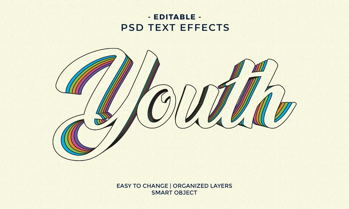 modern-colorful-youth-text-effect Festive Graphics & Social Media Kit