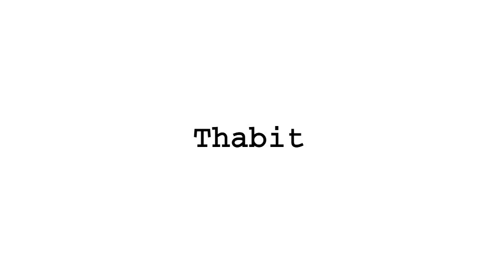 Thabit