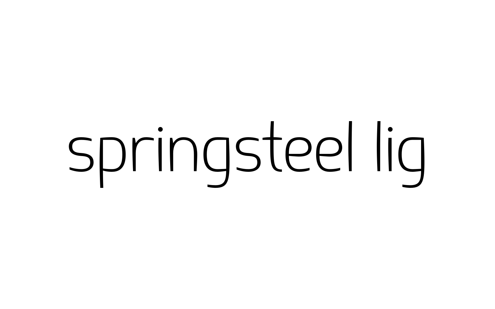 springsteel lig