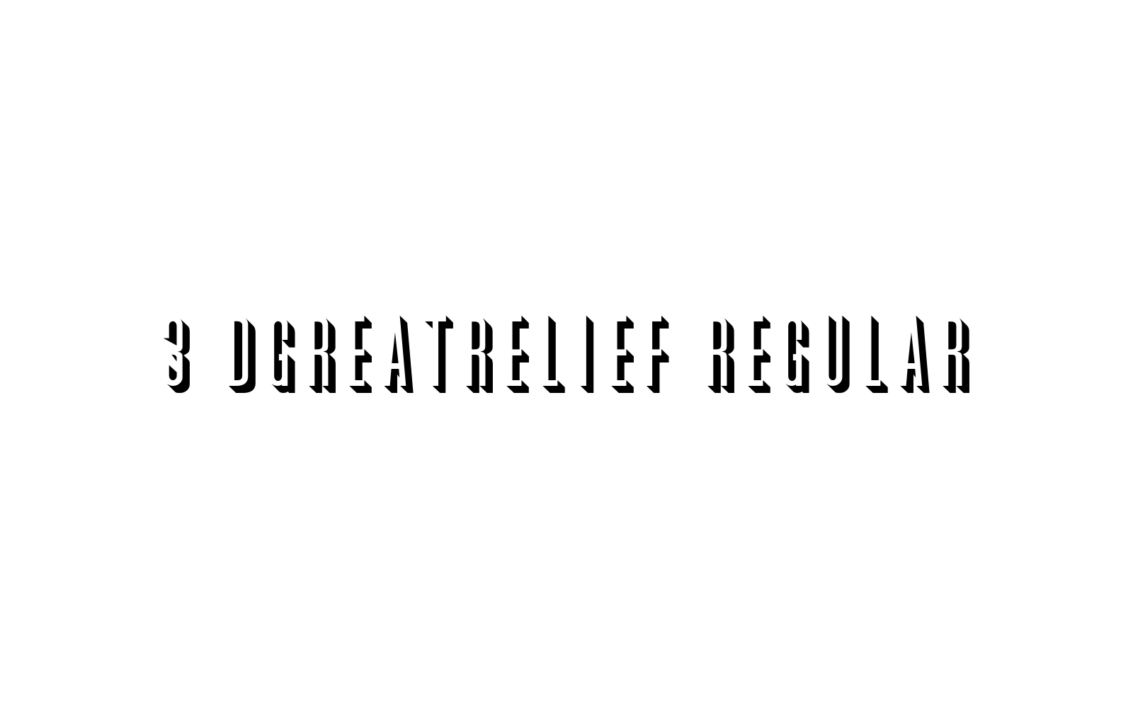 3-DGreatRelief Regular